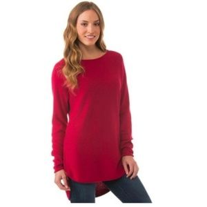 Michael Kors High/Low Side Zip Sweater